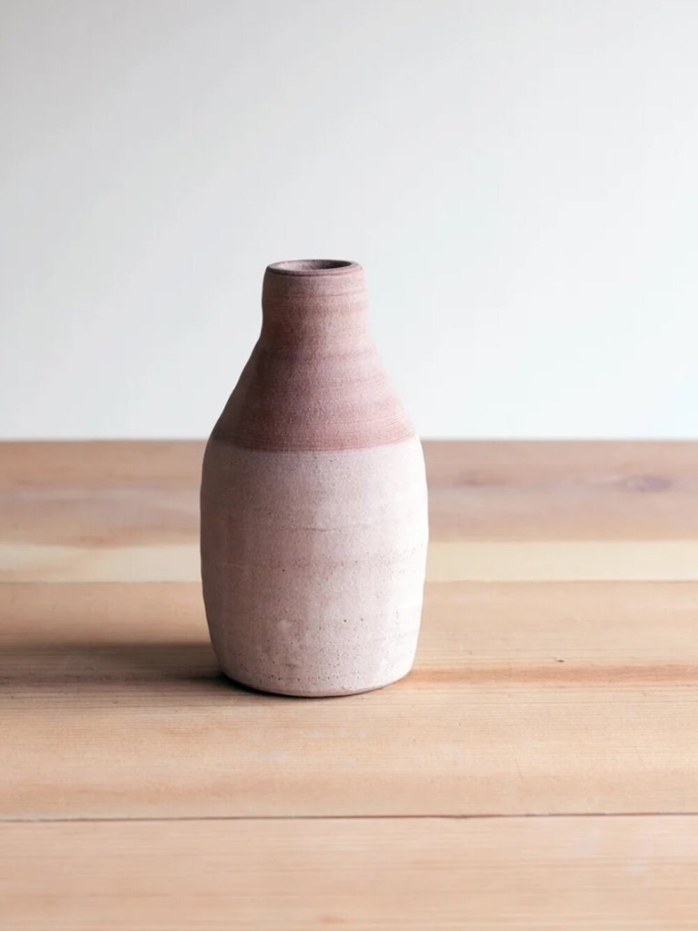 Sheldon Ceramics Terra Cotta Bottle Vase 6”